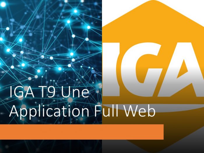 IGA T9, Une application Full Web